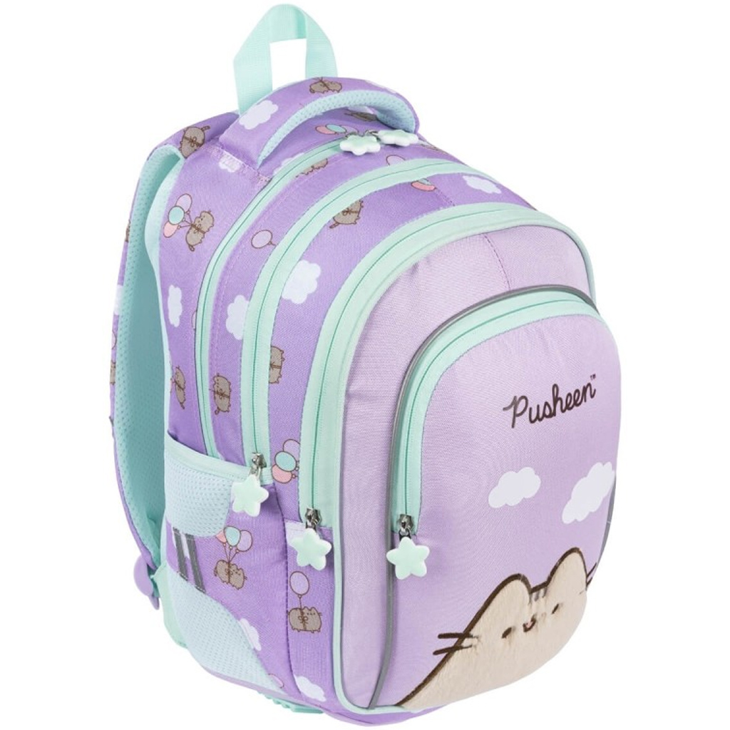 Pusheen Violet ergonomikus iskolatáska, hátizsák BPL58 40x29x19 cm kép 1