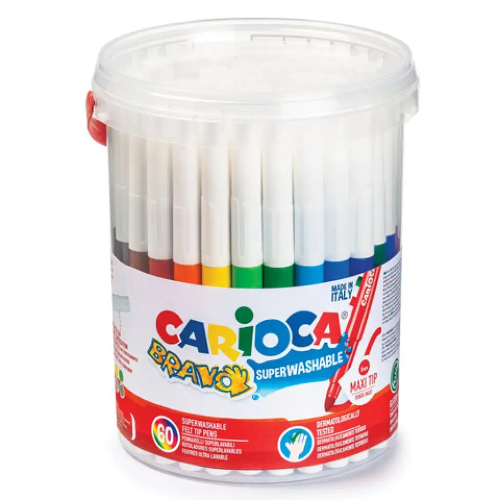 Bravo lemosható filctoll szett 60db-os  - Carioca kép 1