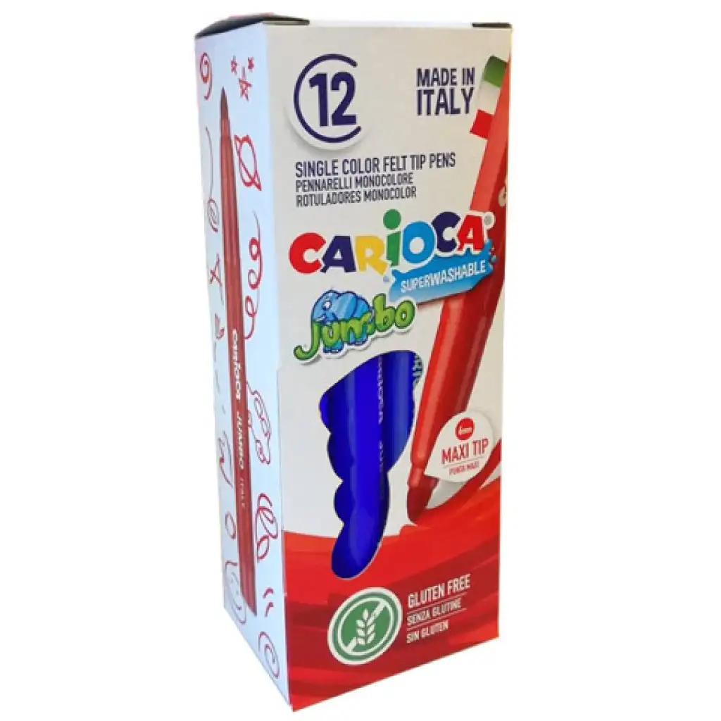 Jumbo kék filctoll 1 db - Carioca kép 1
