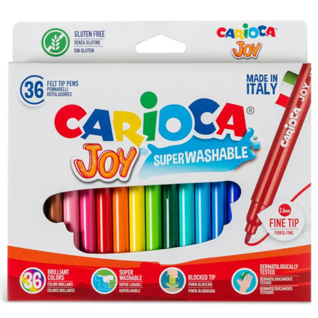 Lemosható filctollszett 36db - Carioca kép 2