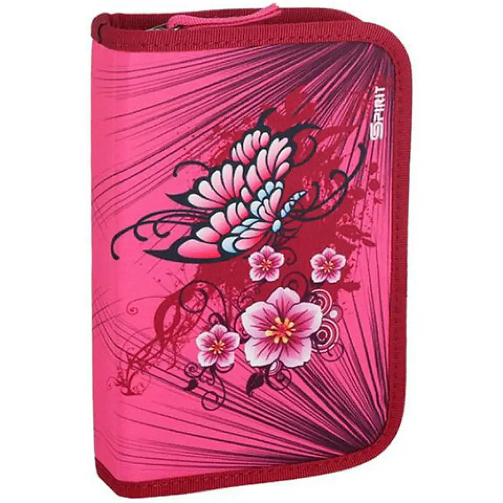 Spirit: Flowers mintás, LED-es iskolatáska, hátizsák 5db-os szett kép 5