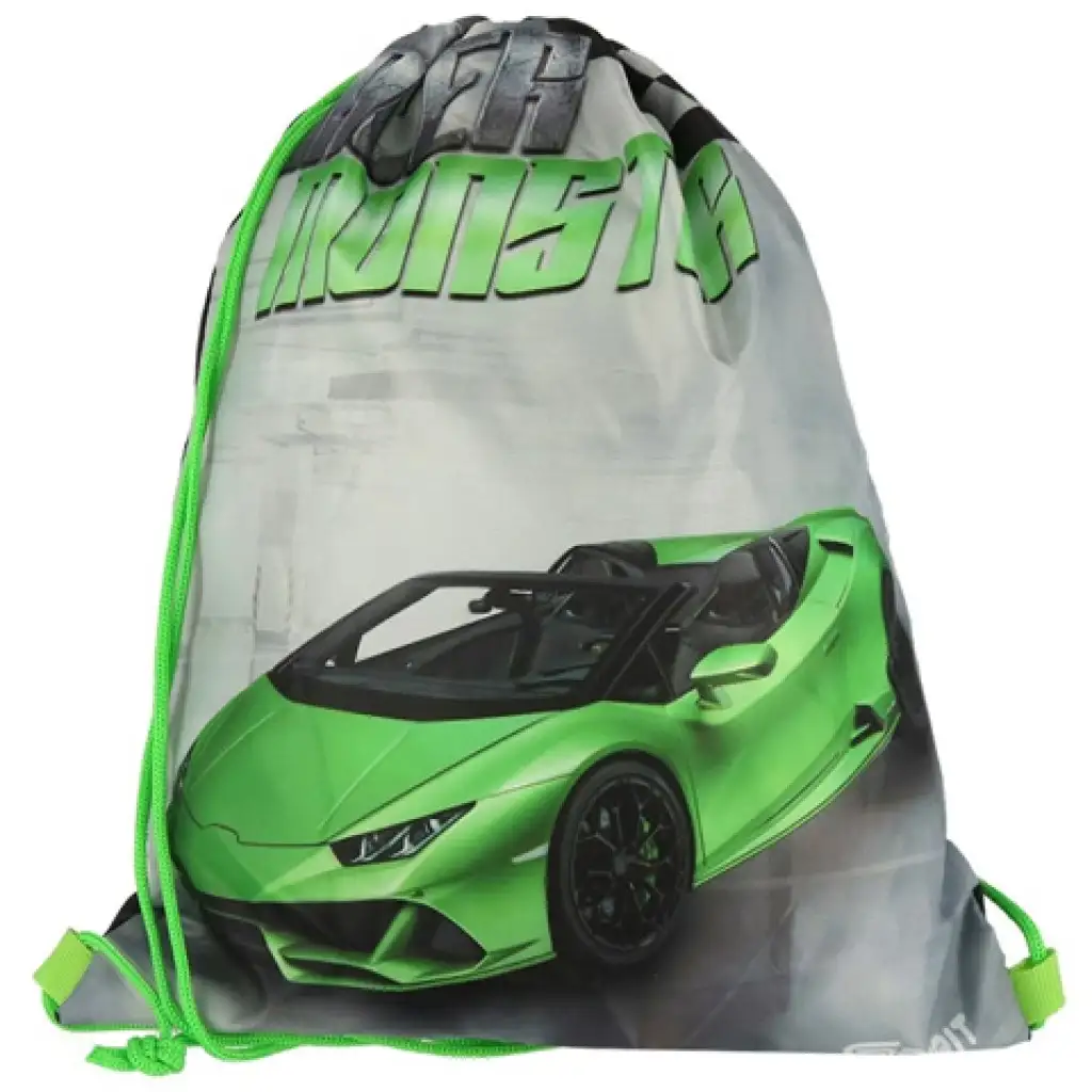 Spirit: Cool Racer Monster sportautós ergonomikus iskolatáska, hátizsák 4 db-os szett kép 3