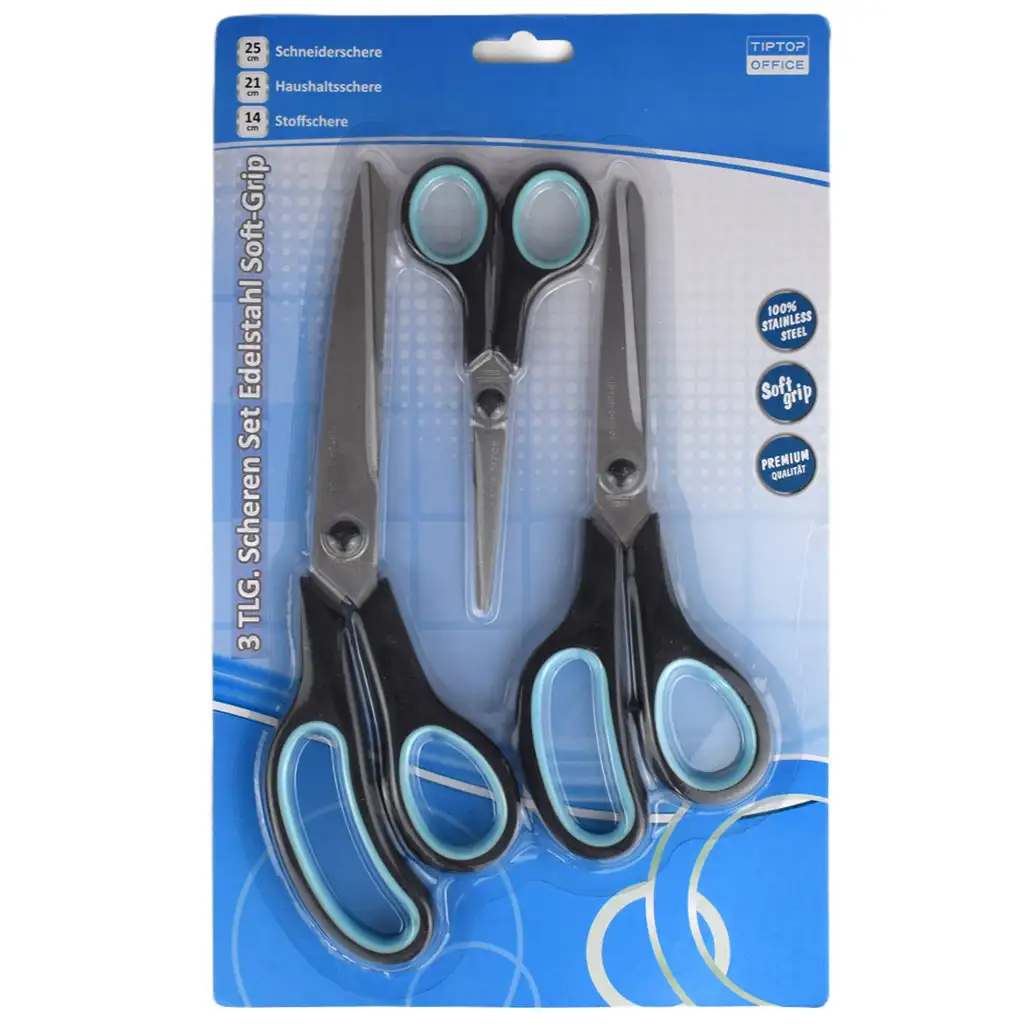 Spirit: Soft Grip 3 db-os olló szett kép 1