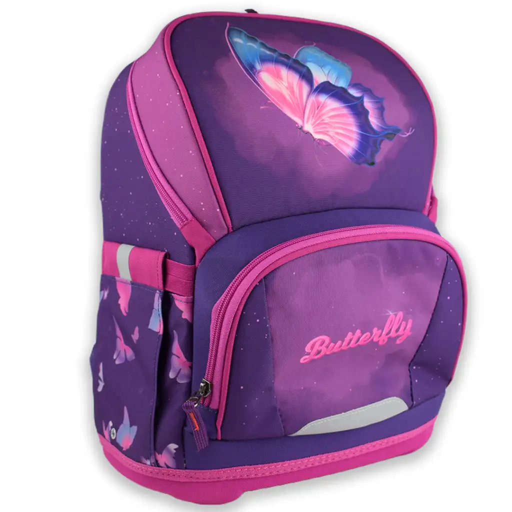 Spirit: Butterfly ergonomikus iskolatáska, hátizsák 40x29x15cm kép 1