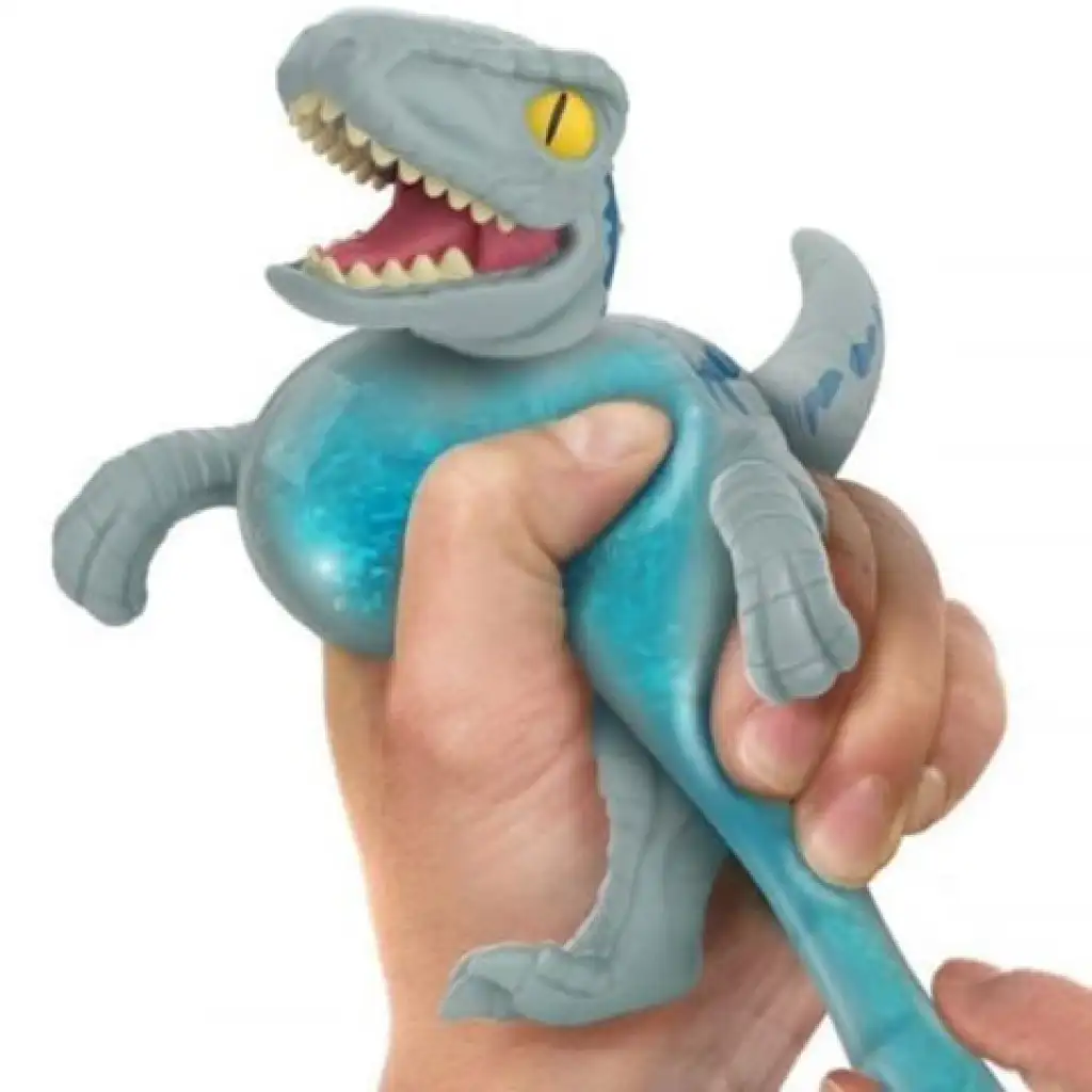 Heroes of Goo Jit Zu Jurassic World Kék Velociraptor játékfigura kép 3