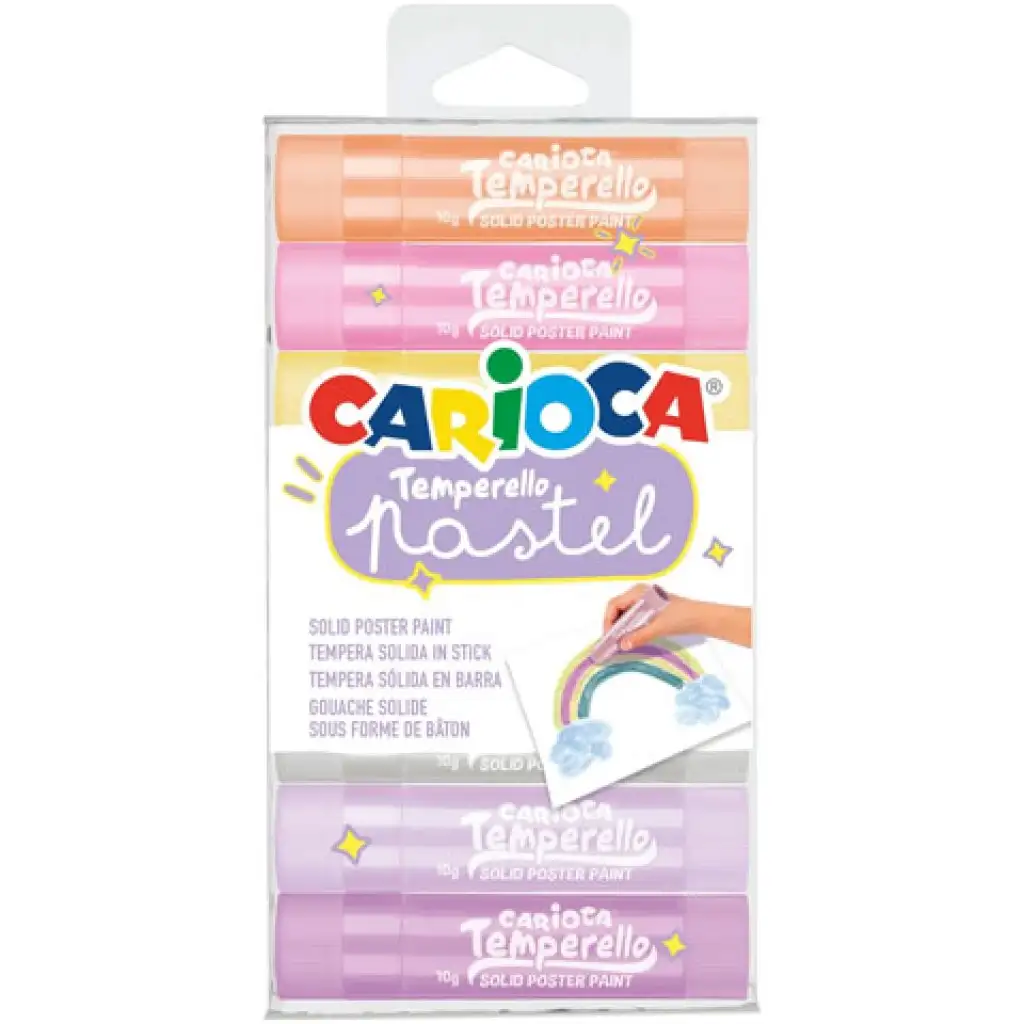 Temperello Pastel tempera stick szett 8db-os - Carioca kép 1