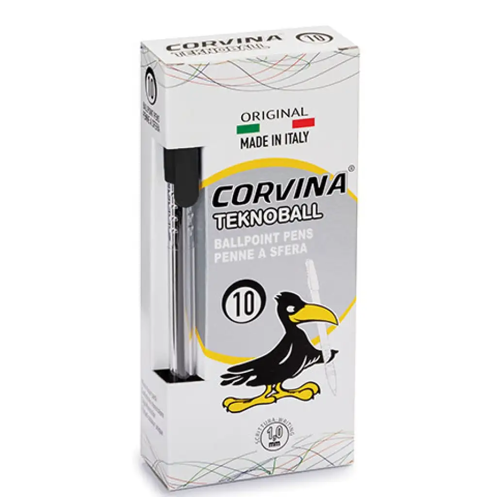Teknoball fekete golyóstoll 1 db 1mm - Carioca kép 1