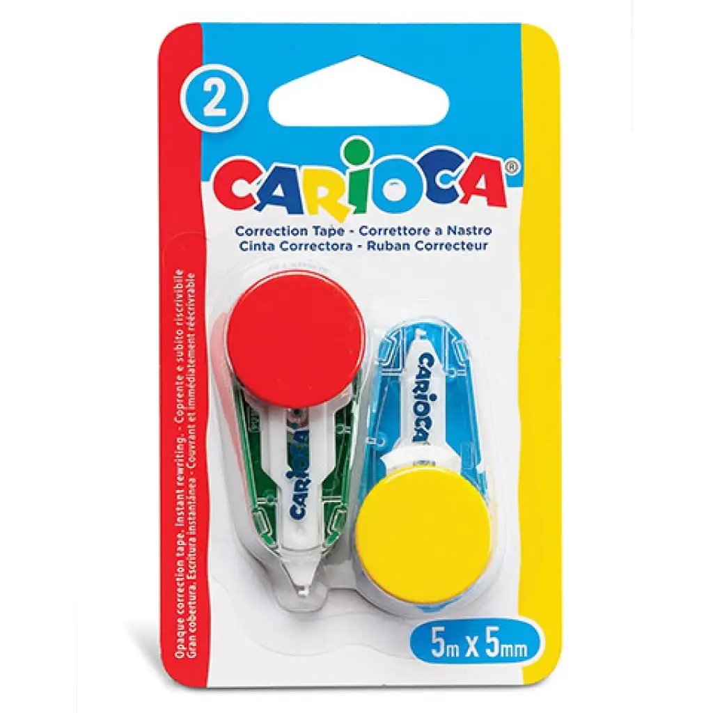 Mini hibajavító roller 2 db-os szett - Carioca kép 1