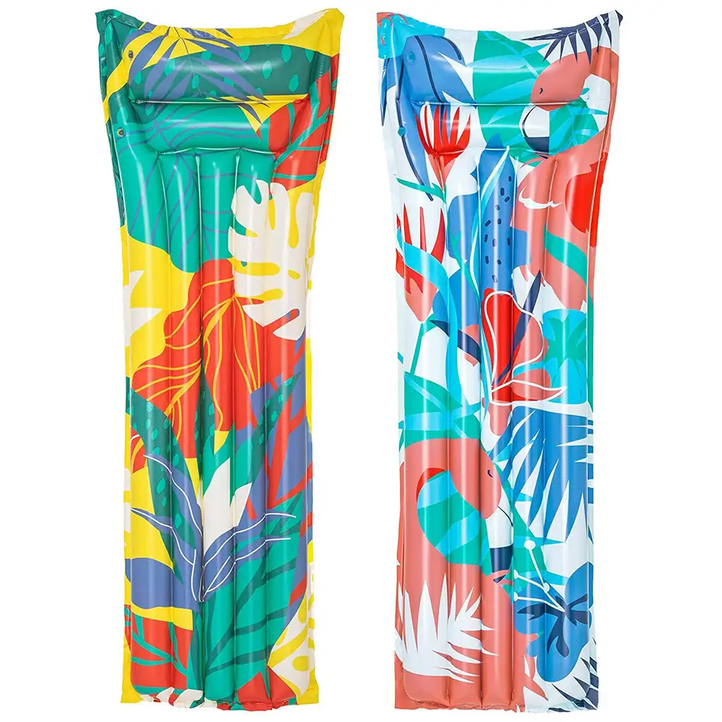 Bestway: Trópusi mintás gumimatrac kétféle változatban 183x69cm 1db kép 1