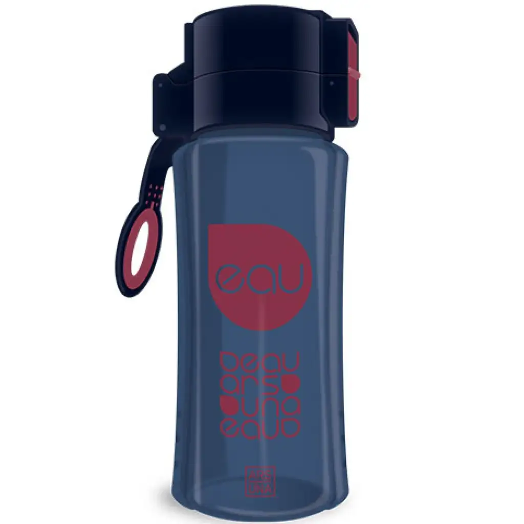 Ars Una: Sötét szürke BPA mentes kulacs 450ml kép 1