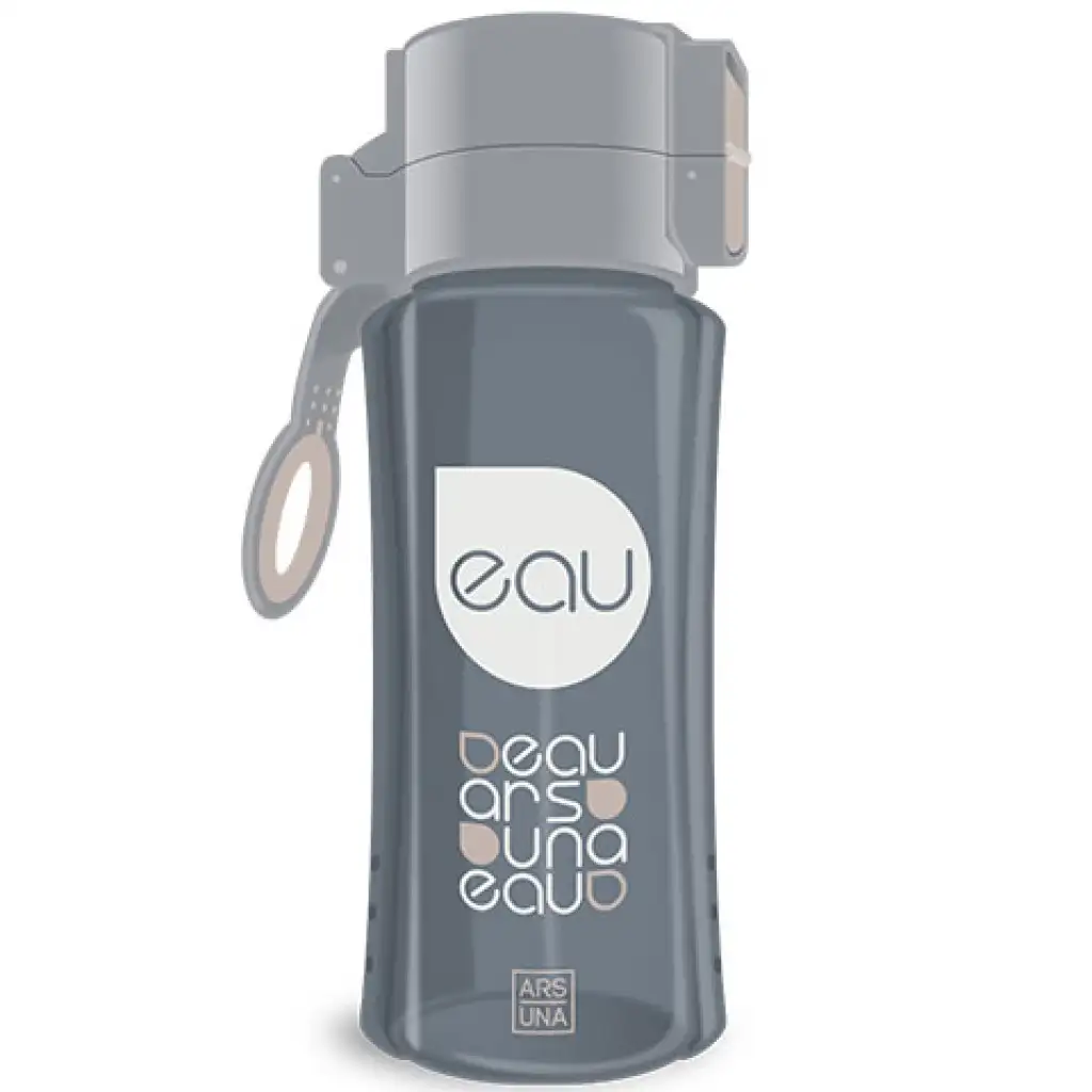 Ars Una: Világos szürke BPA mentes kulacs 450ml kép 1