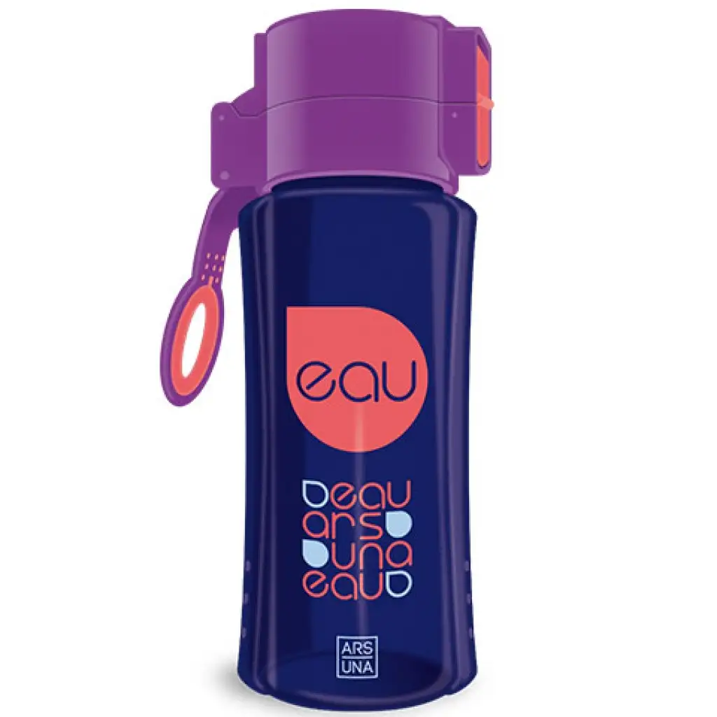 Ars Una: Lila és kék BPA mentes kulacs 450ml kép 1