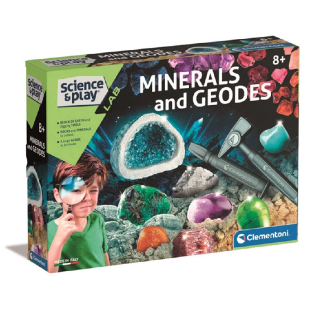 Science&Play: Kristályok és Geodák tudományos játék szett - Clementoni kép 1