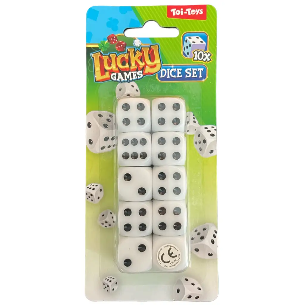 Lucky Games: 10 db-os dobókocka szett kép 1