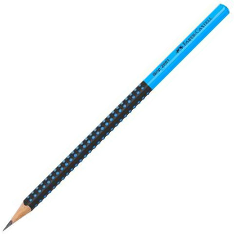 Faber-Castell: Grip 2001 grafit ceruza HB fekete-kék kép 1