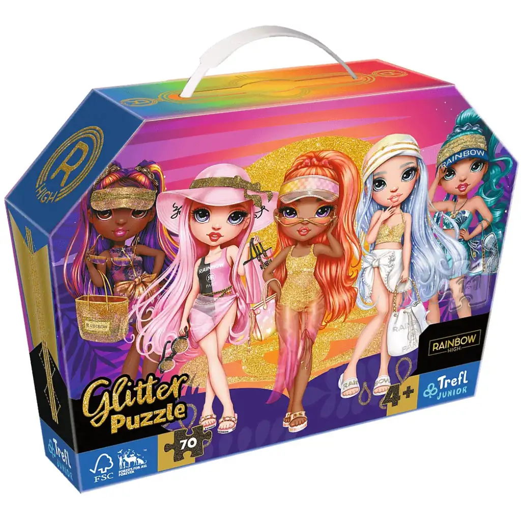 Rainbow High 70db-os glitter puzzle - Trefl kép 1