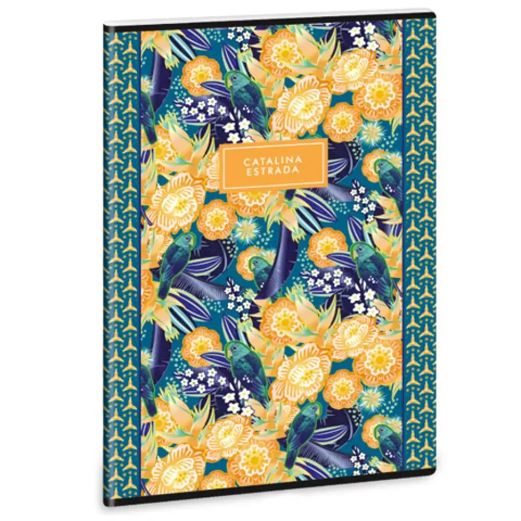 Ars Una: Catalina Estrada Parrot Tropical extra kapcsos A/4-es 4.osztályos vonalas füzet kép 1