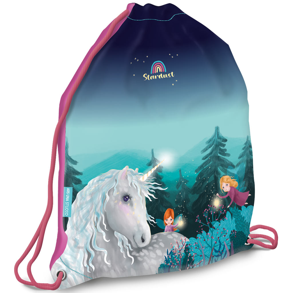 Ars Una: Stardust unikornis mintás tornazsák, sportzsák 32x42cm kép 1