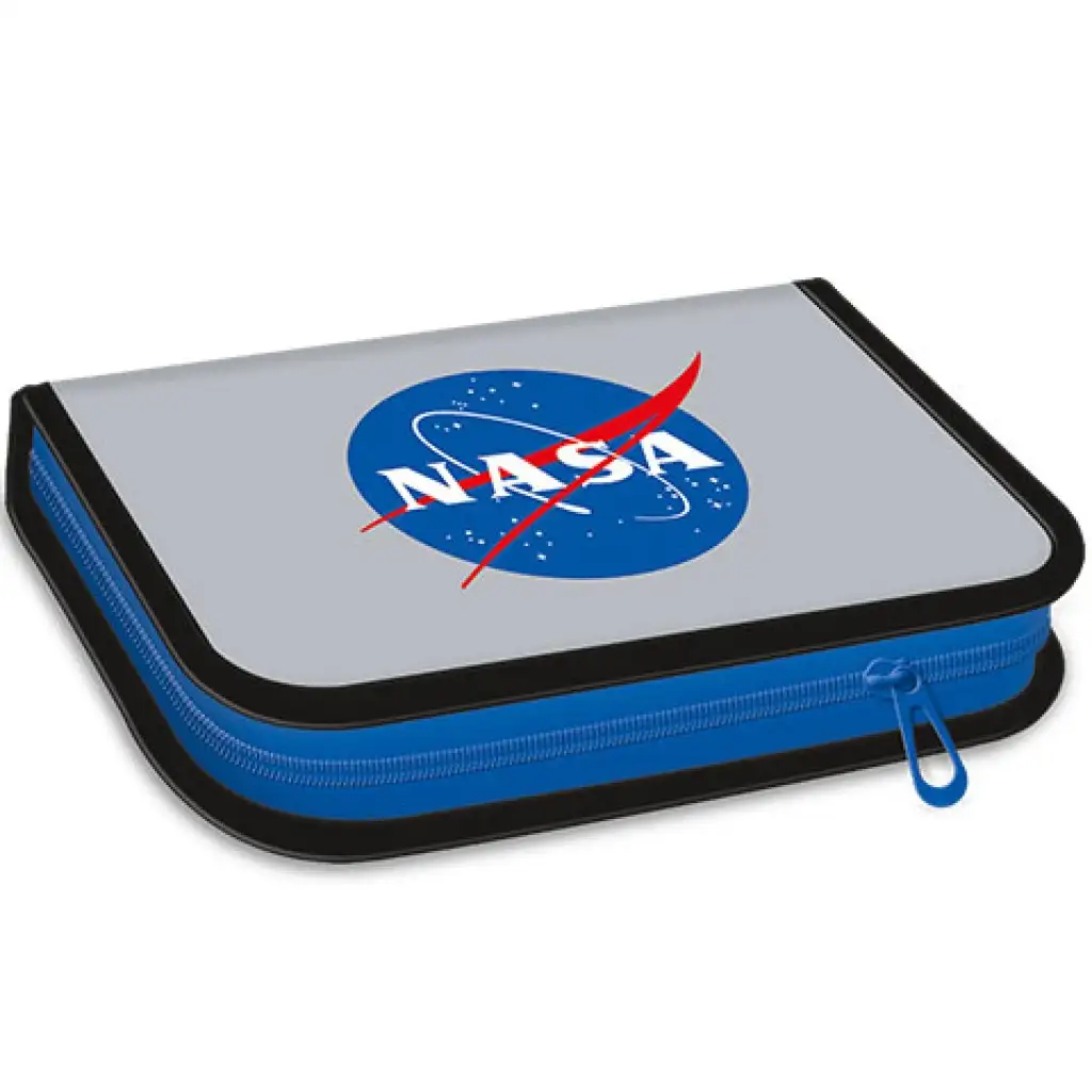 Ars Una: NASA szürke kihajtható töltött tolltartó 13x19x4cm kép 1