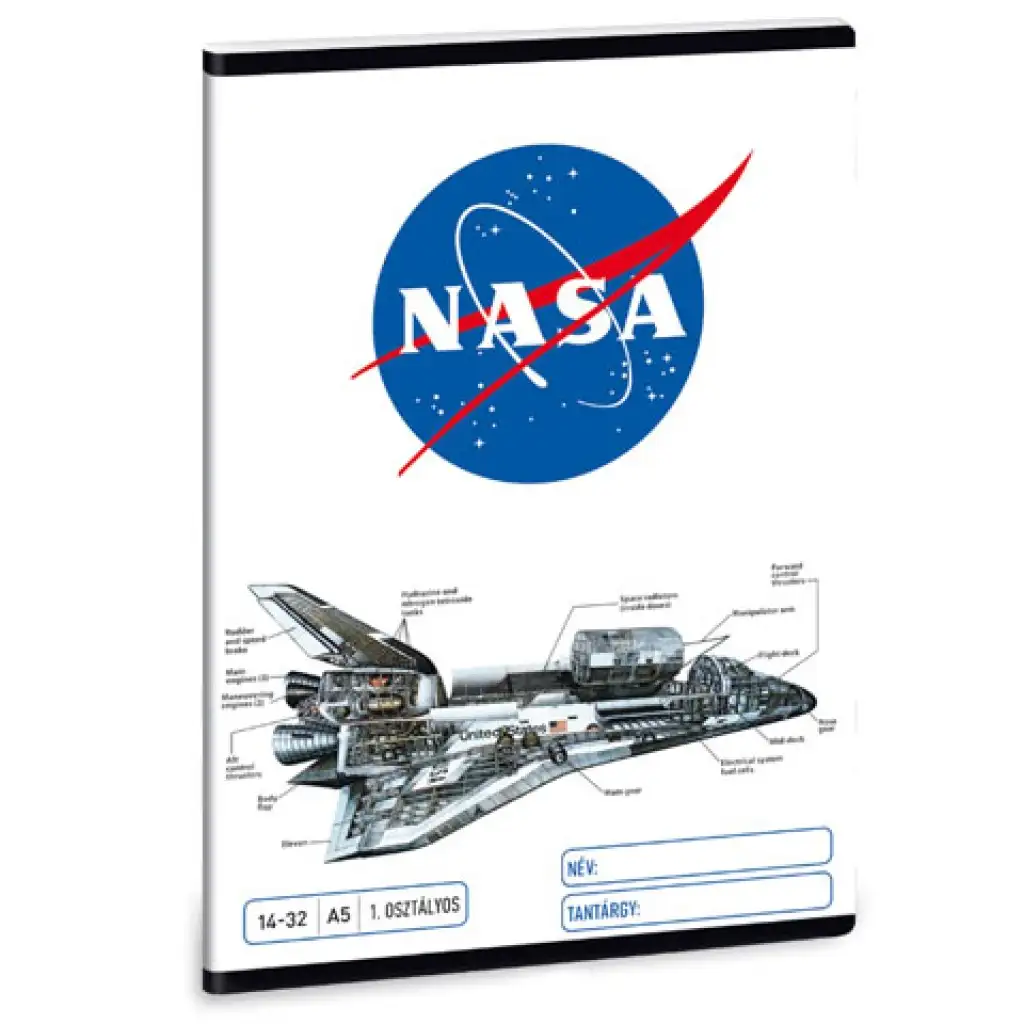 Ars Una: NASA 1.osztályos vonalas füzet A/5 kép 1