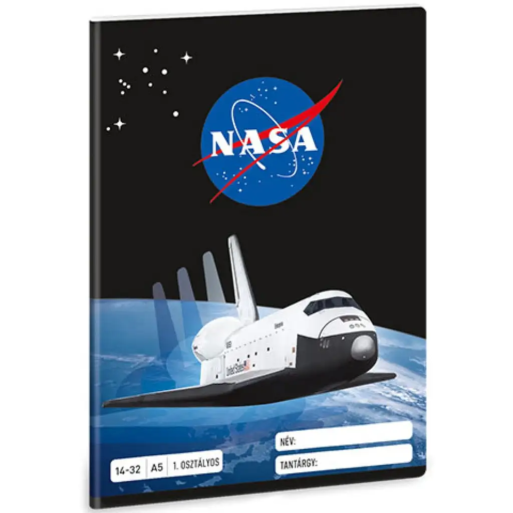 Ars Una: NASA űrsikló 1.osztályos vonalas füzet A/5 14-32 kép 1