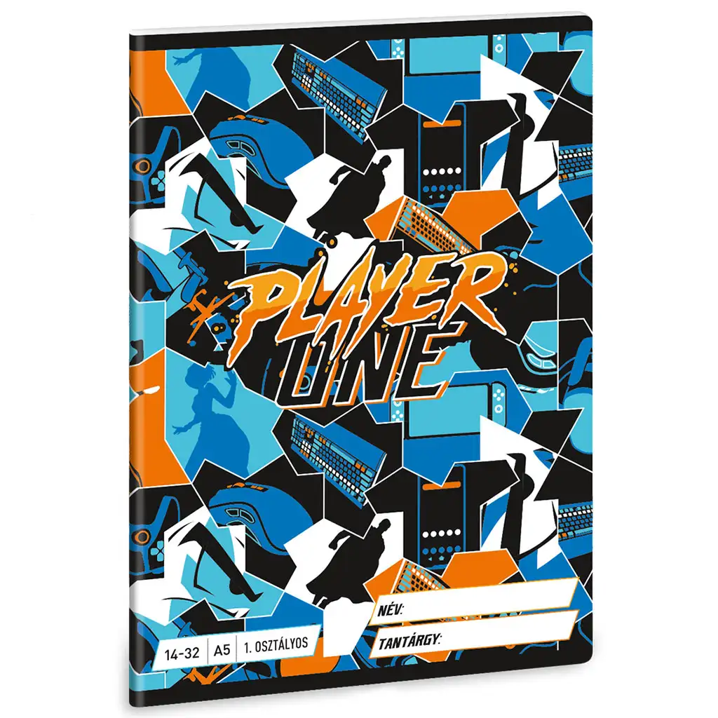 Ars Una: Player One 1.osztályos vonalas füzet A/5 kép 1