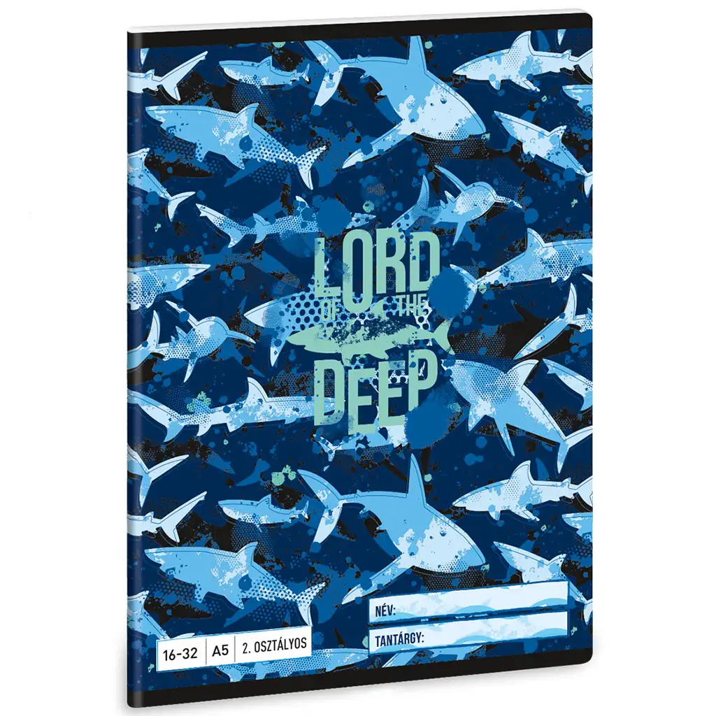Ars Una: Lord of the Deep cápás 2.osztályos vonalas füzet A/5 kép 1