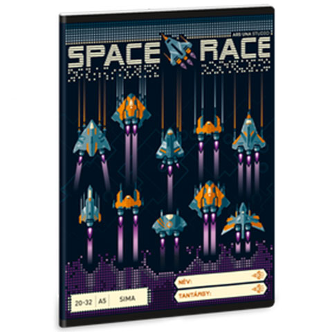 Ars Una: Space Race sima füzet A/5 20-32 kép 1