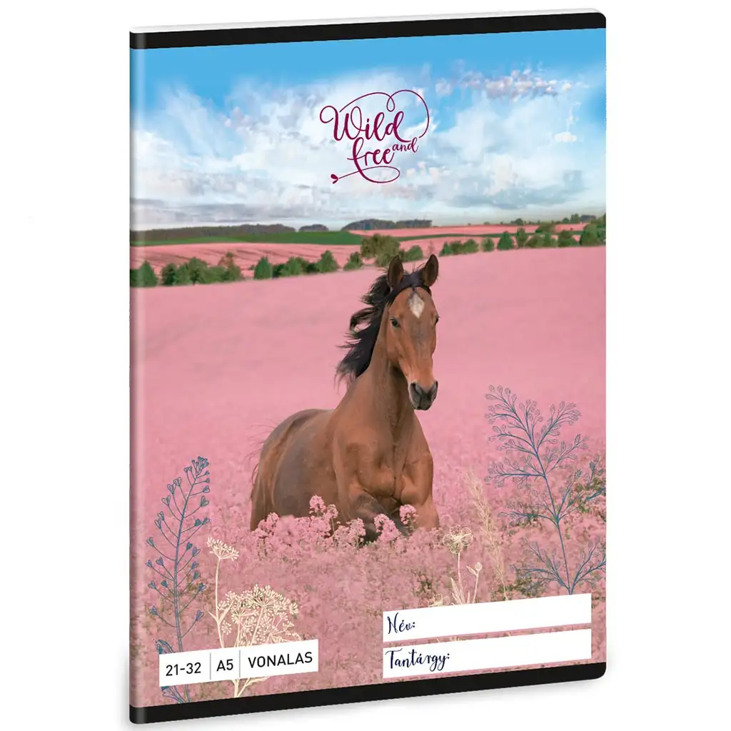 Ars Una: Wild and Free lovas vonalas füzet A/5 kép 1