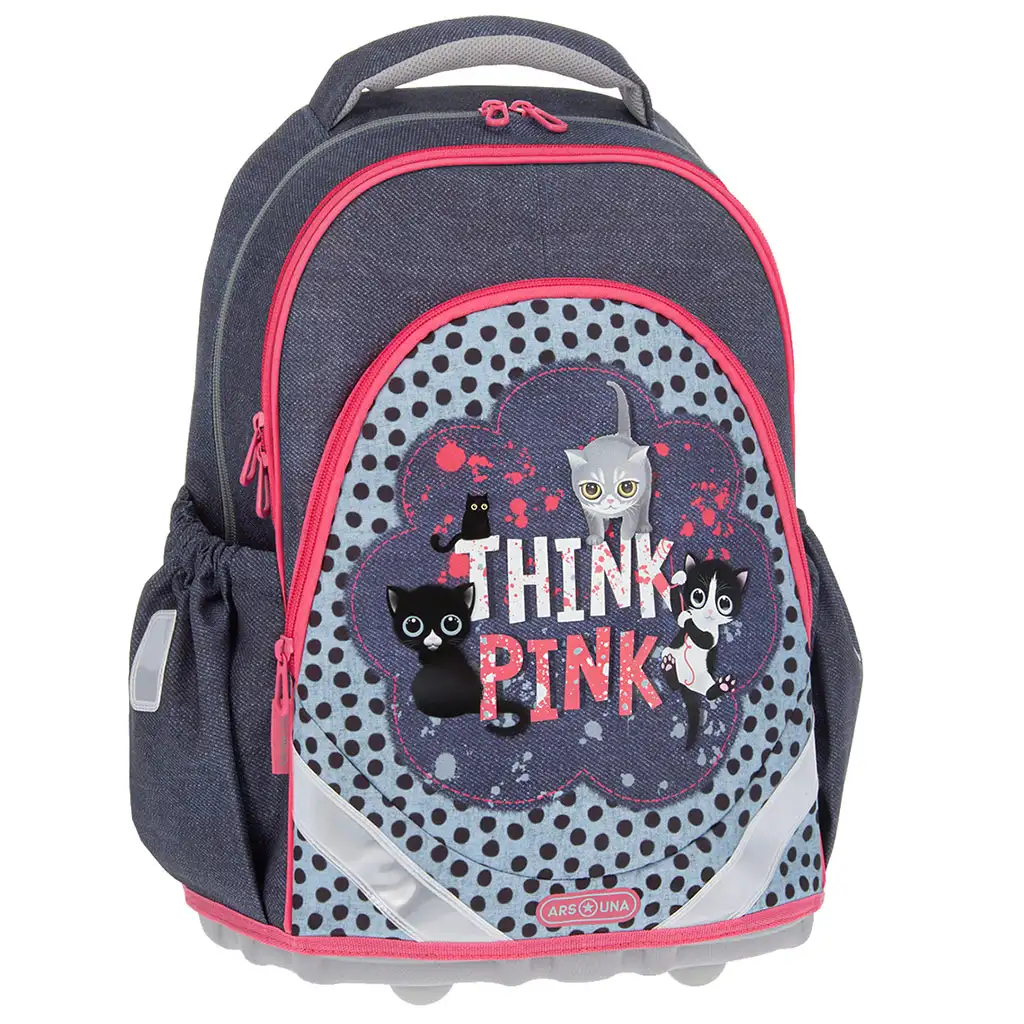 Ars Una: Think-Pink anatómiai iskolatáska, hátizsák 33x42x21cm kép 1