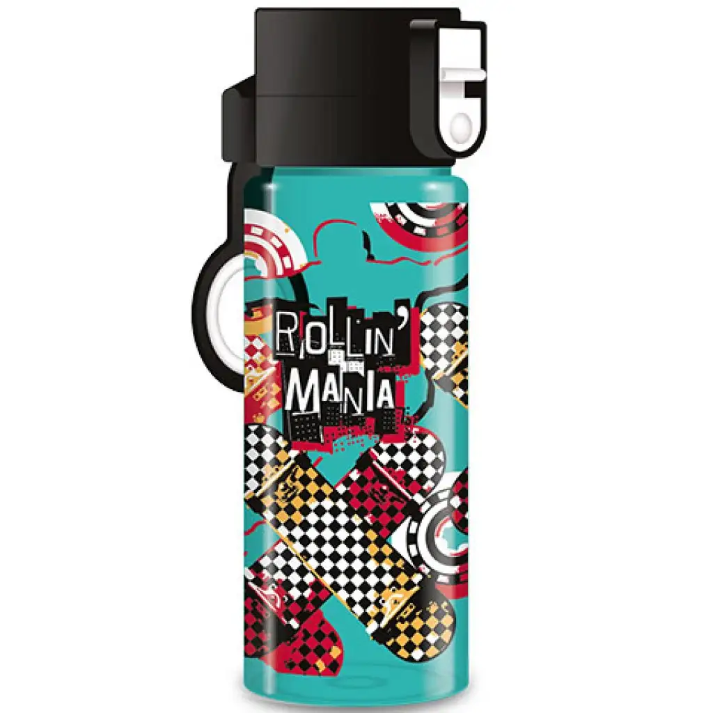 Ars Una: Rollin' Mania gördeszkás BPA-mentes kulacs 475ml kép 1