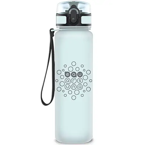 Ars Una: Matt halványkék BPA-mentes kulacs 600ml kép 1