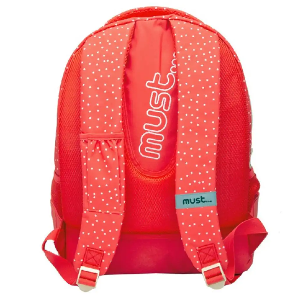 Must: Be more Minnie egér piros iskolatáska, hátizsák 32x18x43cm kép 2
