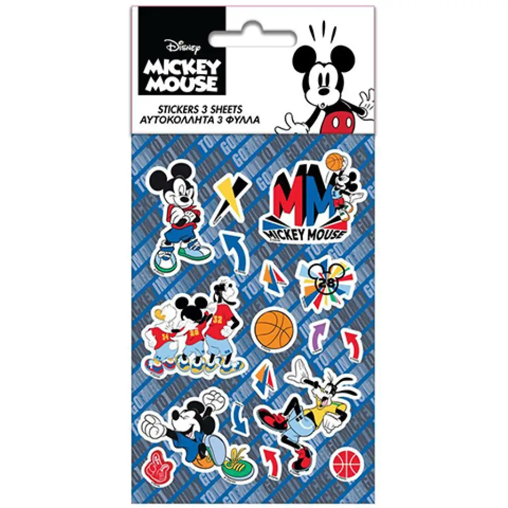 Mickey egér matrica szett 8x12cm 5 lap kép 1
