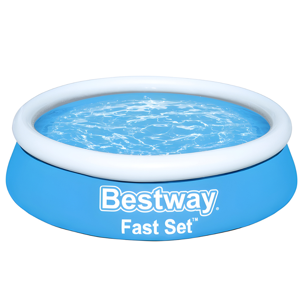 Bestway: Fast Set felfújható peremű gyűrűs medence 183x51cm kép 1