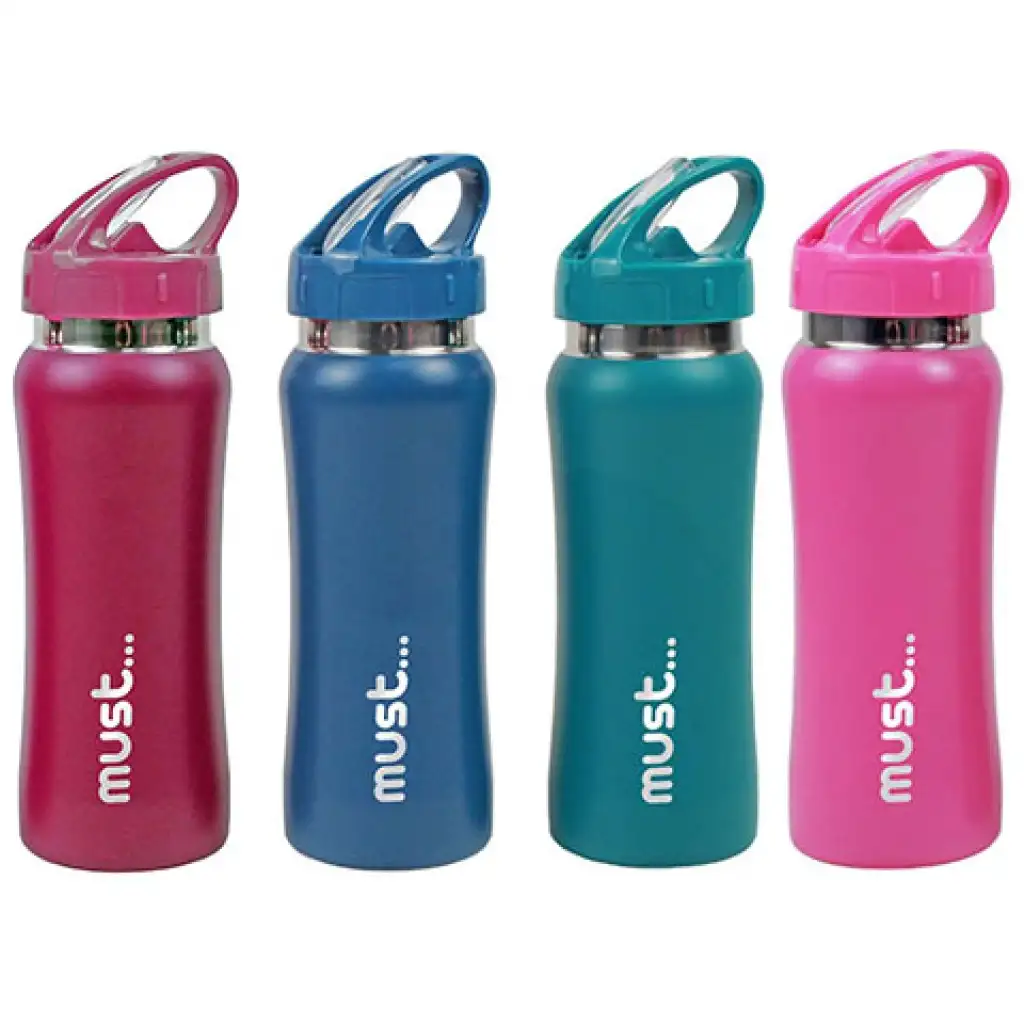 Must... Hero rozsdamentes fém kulacs 500ml négyféle változatban kép 1