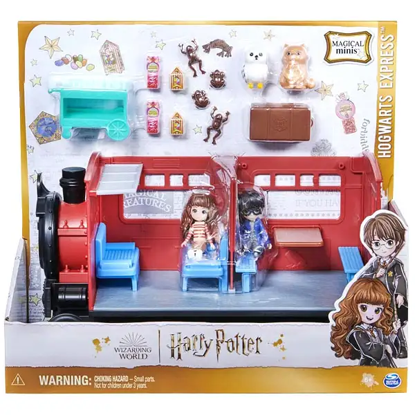 Wizarding World: Harry Potter Magical Minis Roxfort Express játékszett figurákkal - Spin Master kép 1