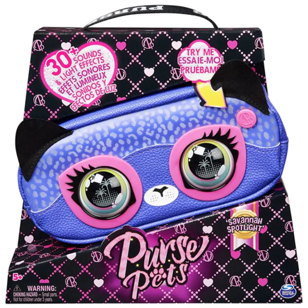 Purse Pets: Savannah Cheetah interaktív övtáska - Spin Master kép 1