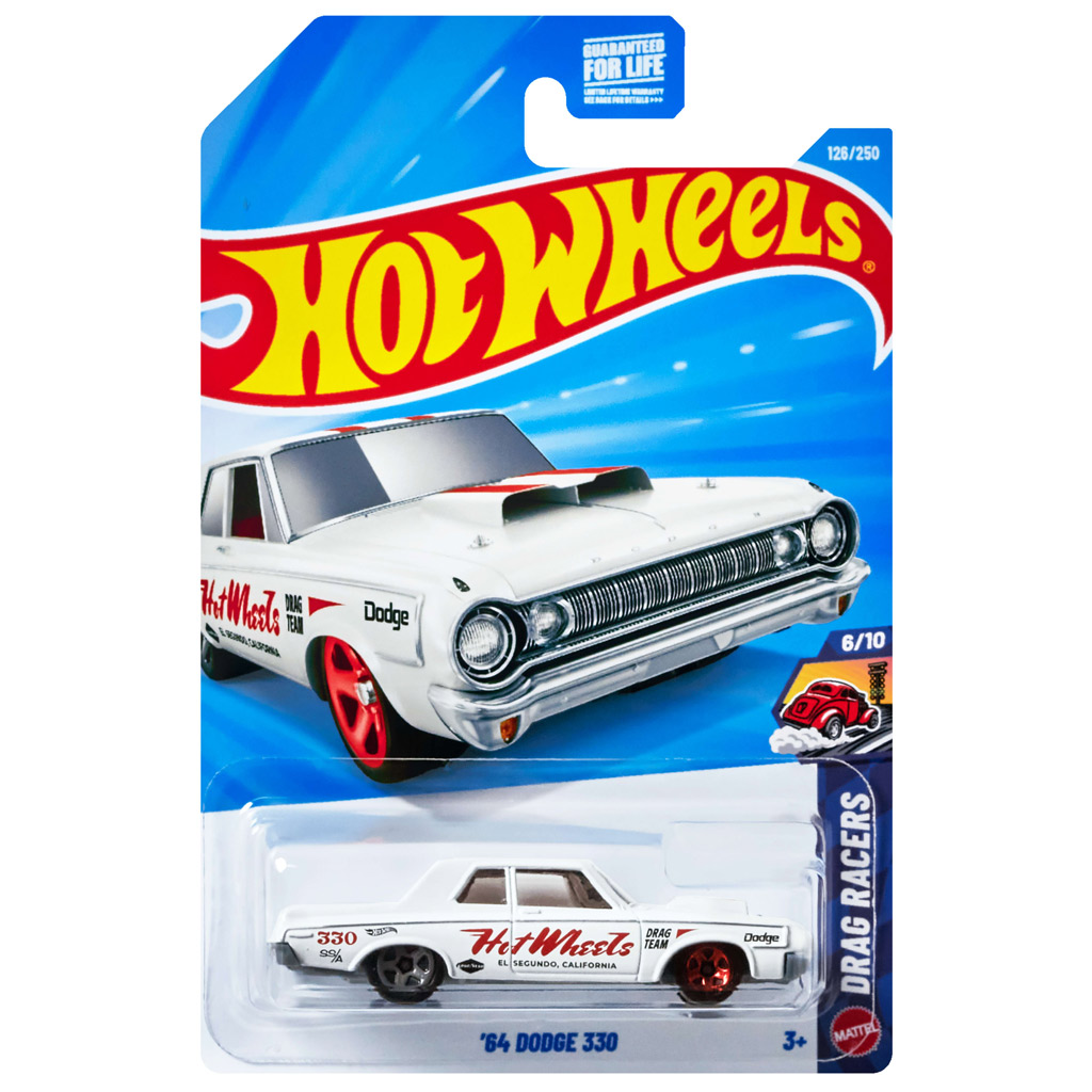 Hot Wheels: '64 Dodge 330 kisautó 1/64 - Mattel kép 1