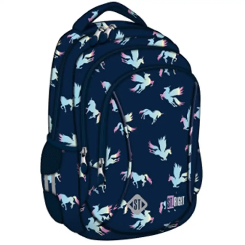 St.Right Holo Unicorns BP26 iskolatáska hátizsák 15" kép 1
