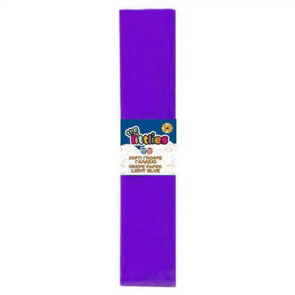 Krepp papír lila színben 50 x 200cm kép 1