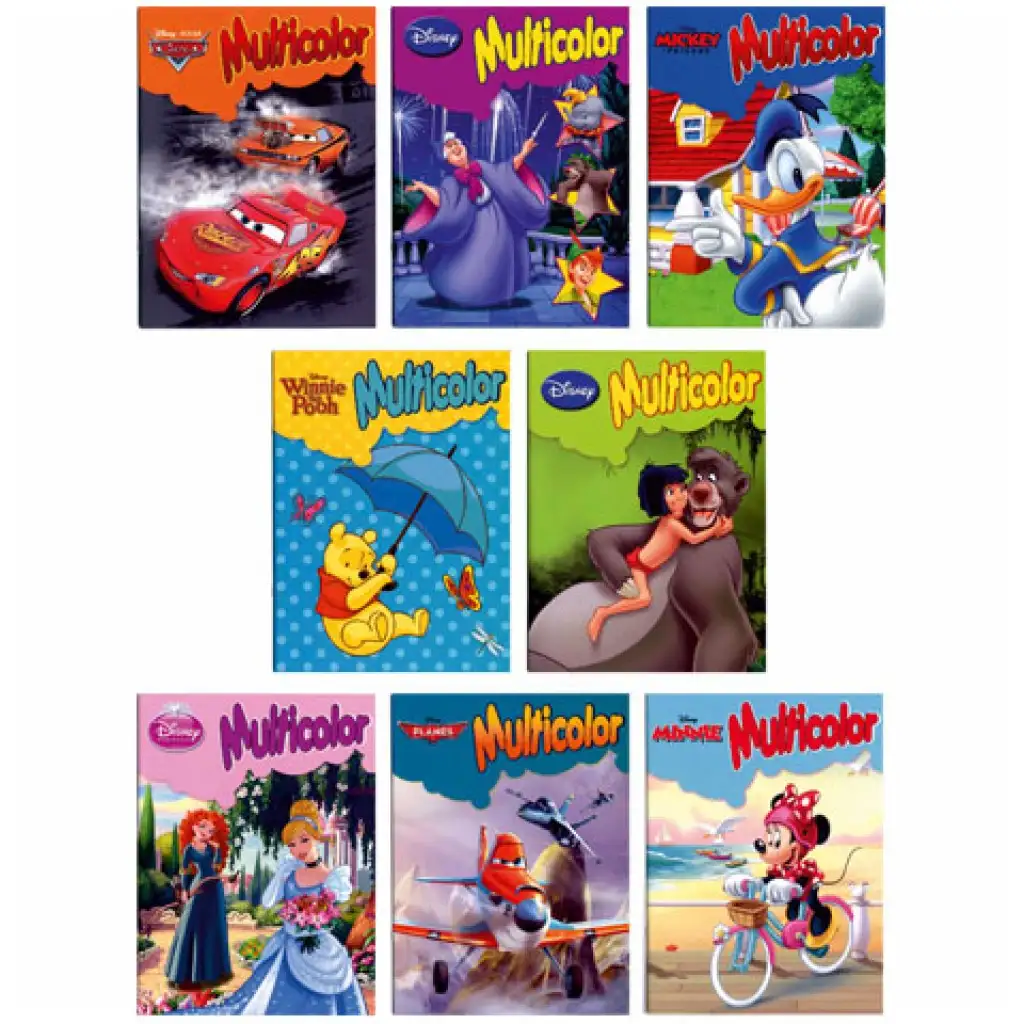Disney színező füzet többféle változatban A/4-es kép 1