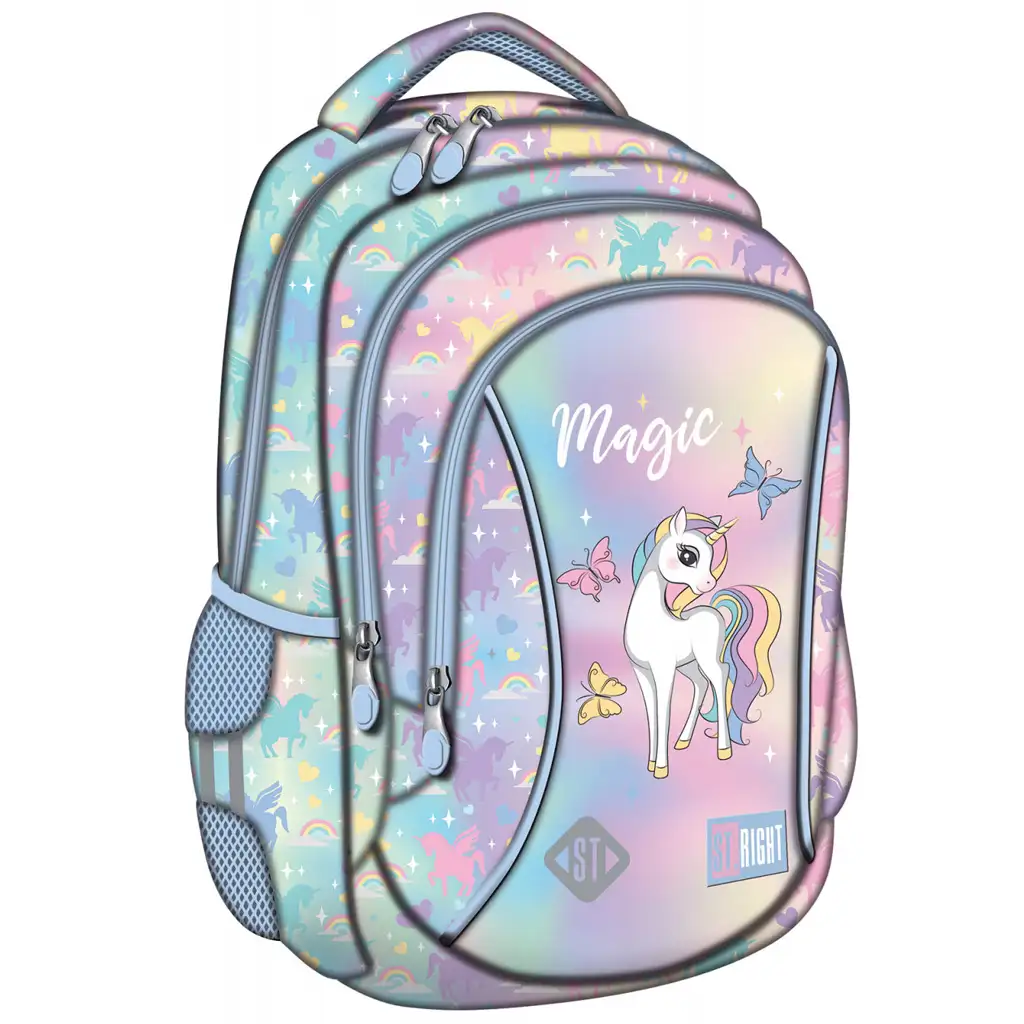 St.Right Magic Unicorn iskolatáska, hátizsák BP26 39x27x17cm kép 1