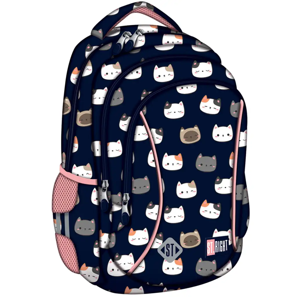 St.Right Cute Kitties iskolatáska, hátizsák BP26 39x27x17cm kép 1