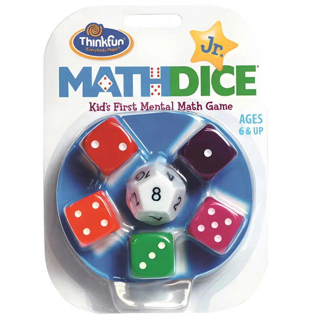 Thinkfun: Math Dice junior társasjáték kép 1