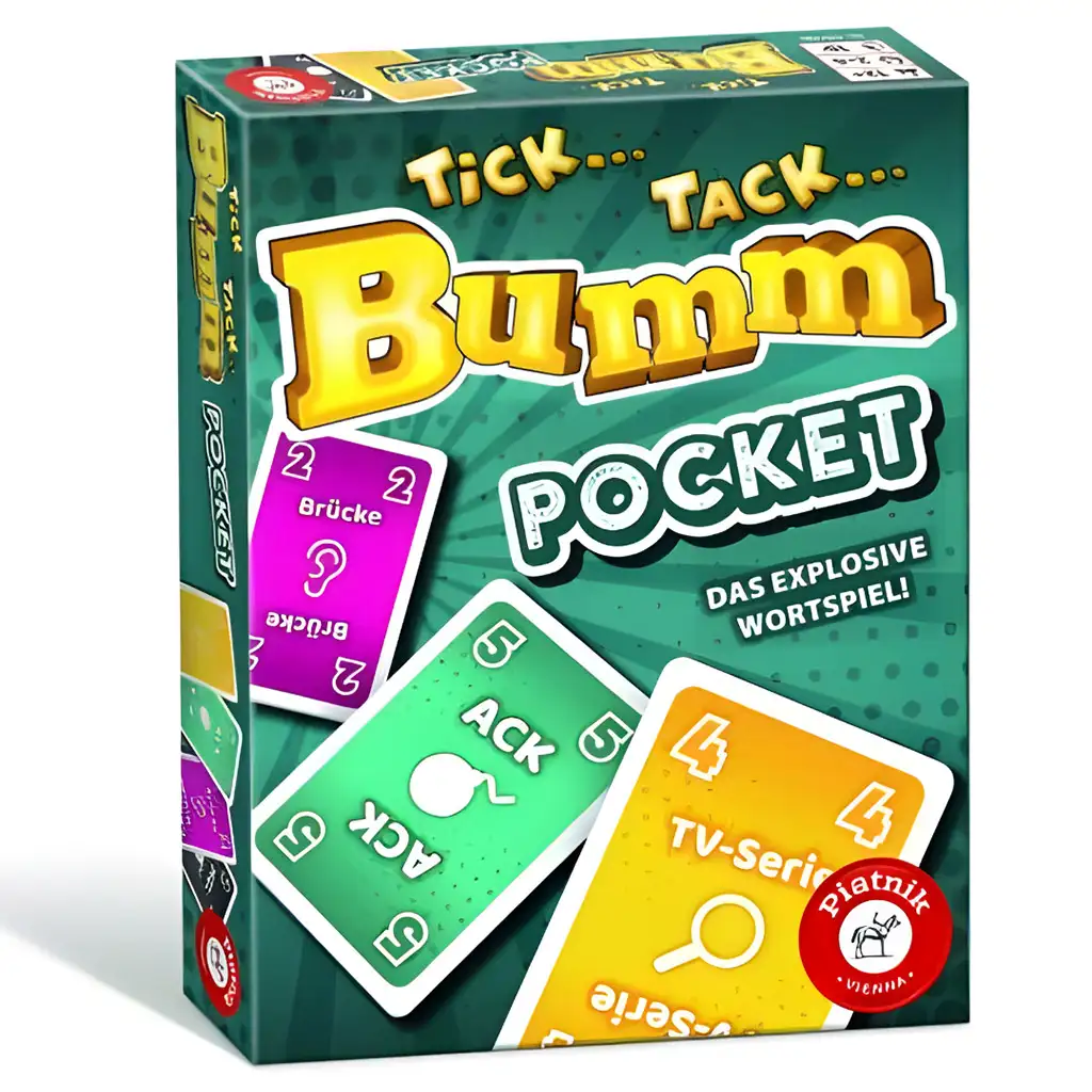 Tick Tack Bumm Pocket társasjáték - Piatnik kép 1