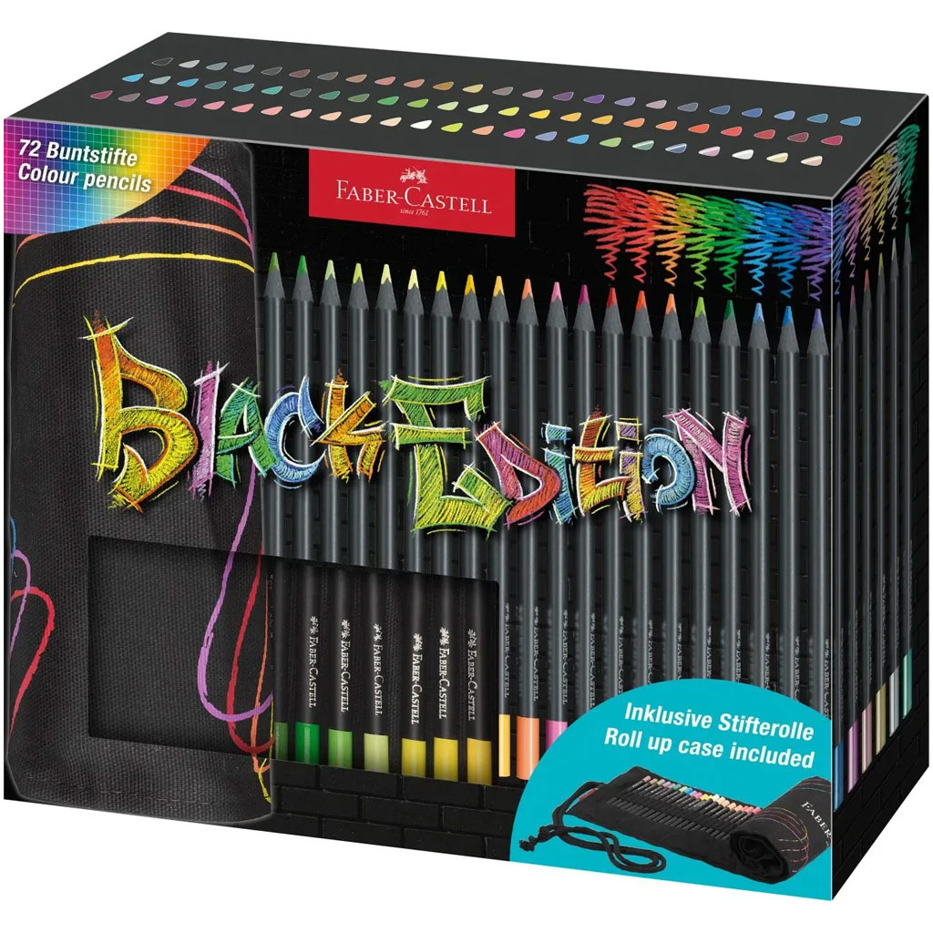 Faber-Castell: Black Edition színes ceruza szett 72db-os kép 1