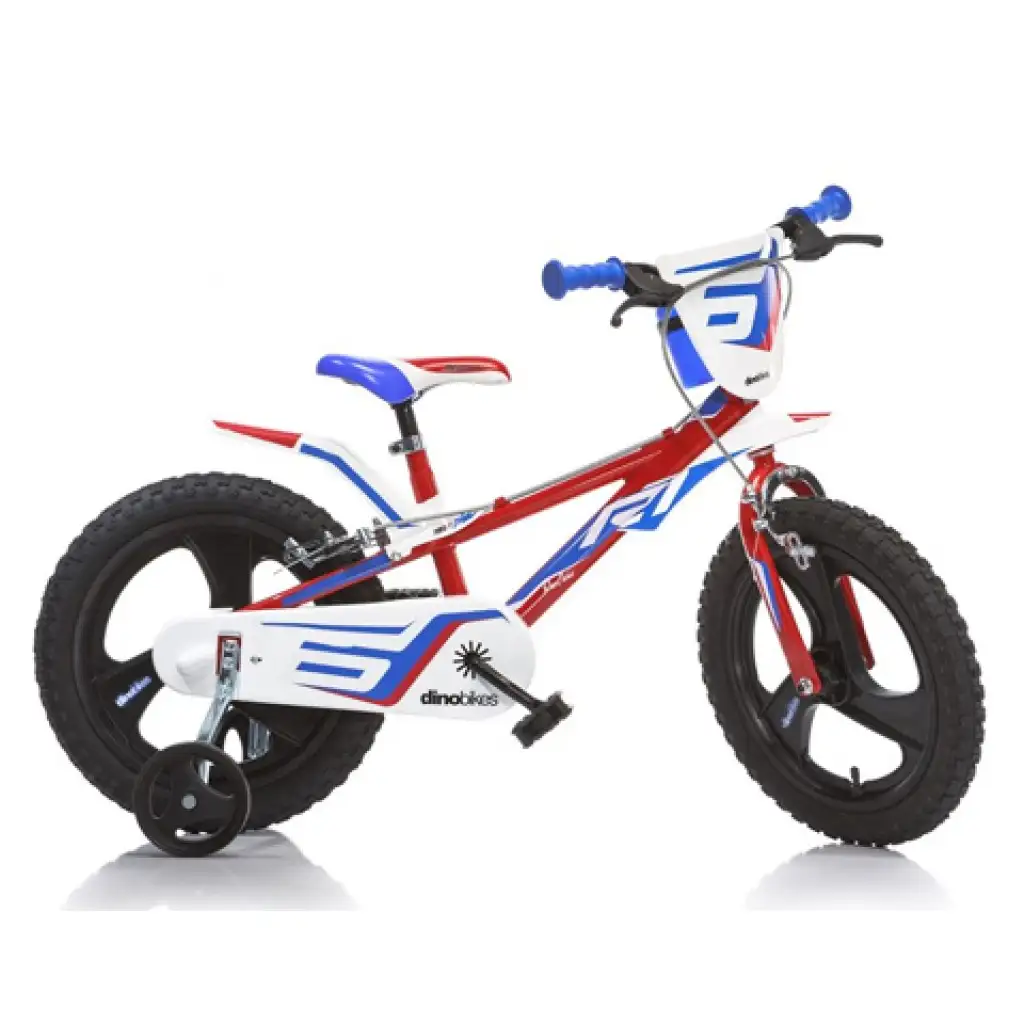 Mountain Bike R1 piros-kék gyerek bicikli 16-os méretben - Dino Bikes kerékpár kép 1