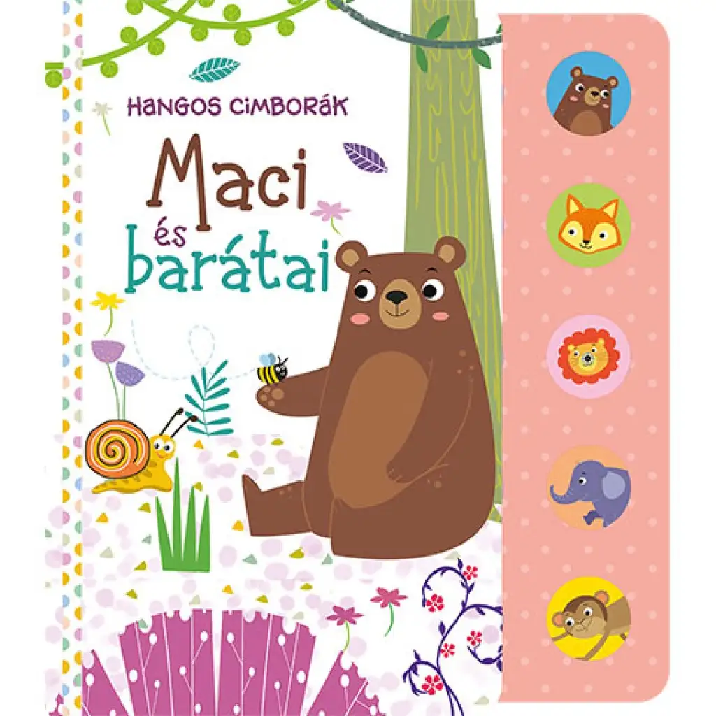Hangos cimborák - Maci és barátai babakönyv kép 1