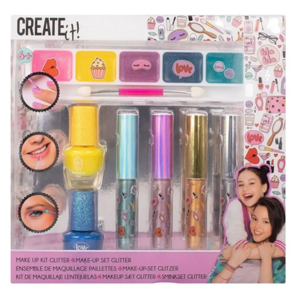 Create It!: 7db-os sminkszett metál színekkel - Canenco kép 1